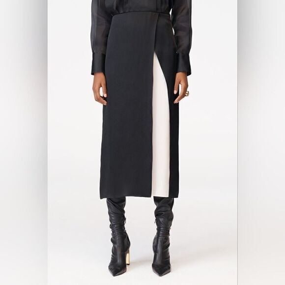 ZARA STUDIO SPECIAL EDITION CONTRASTING SKIRT LIMITED EDITION - Picture 3 of 11